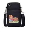 Casual mobile phone bag cute printing new messenger bag Korean version versatile small bag vertical change bag