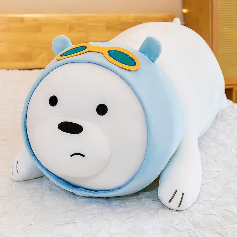 

Plush Toy White Bear Doll Throw Pillow Toy Comfortable Soft 35cm/13.77in