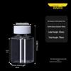 Clear Wide-Mouth PET Plastic Bottles, 50ml & 100ml - Dispensing/Capsule Bottles for Medicine.