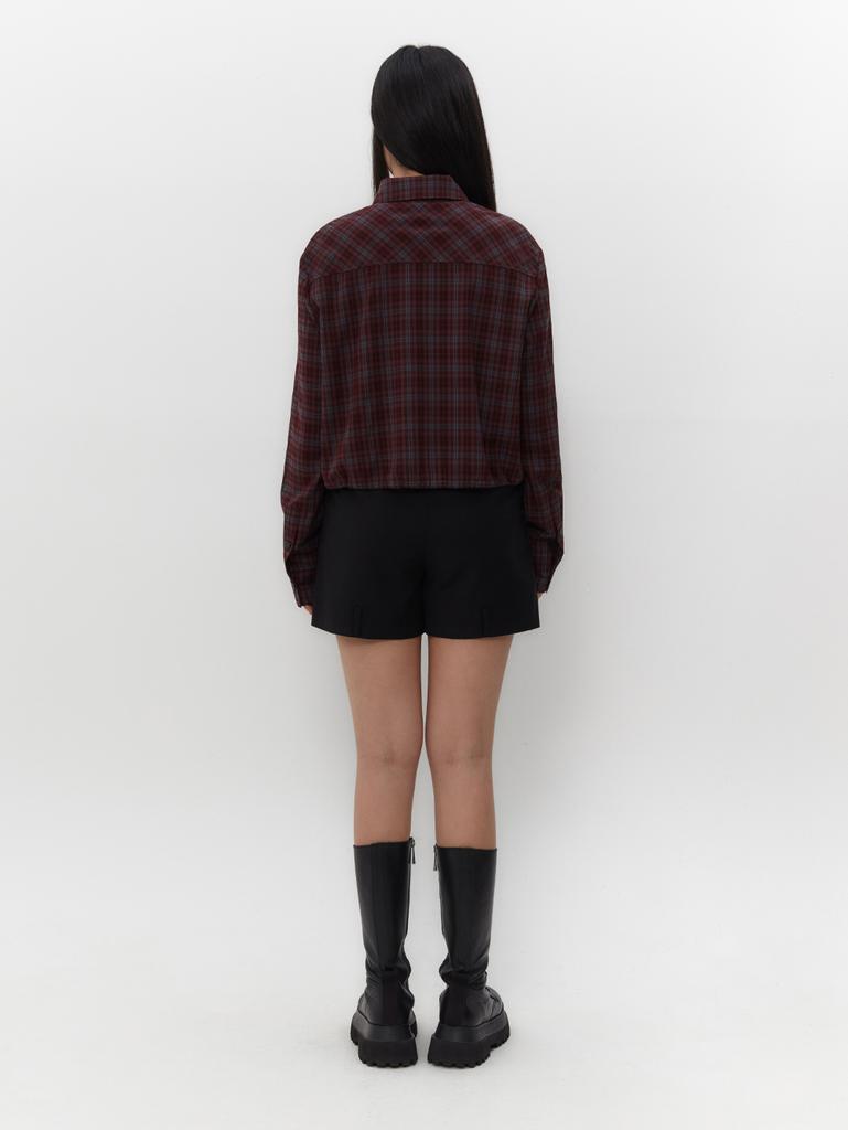 TUOMIO Strappy Shorts [Black]