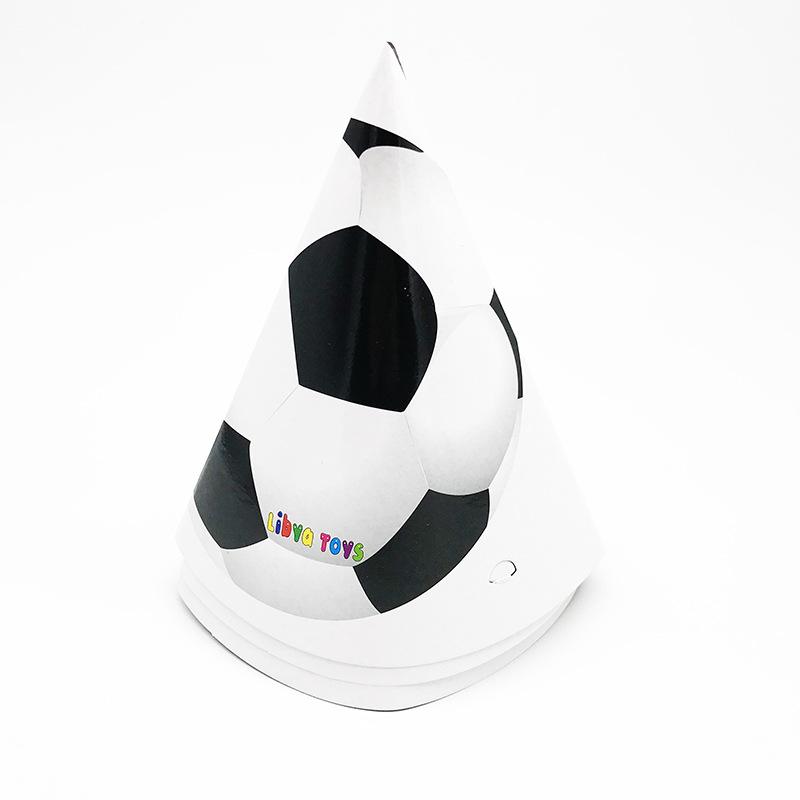 White Football Party Supplies: Disposable Tableware Set with Plates, Cups, and Napkins for Boys' Birthday