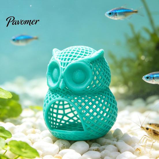 Underwater Cave for Shrimp Owl Fish Tank Hideout, Aquarium Cave, Hollow Colorful Hideout Hide Betta Decoration Decorative Small Pets