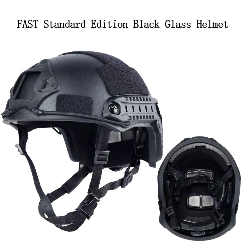 Quick MH Tactical Helmet 1.5kg Fiberglass Wendy's Suspension Pad Helmet Outdoor Activity Protection Training Safety Riot Helmet