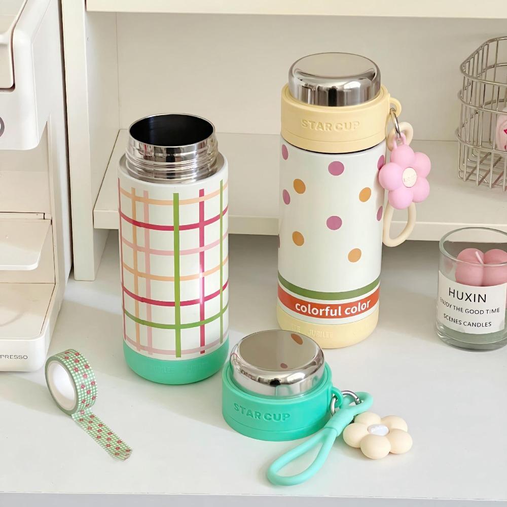 Elegant Stainless Steel Thermos Mug Delicate Thermos Cup Durable Vacuum Tea Cup  Outdoor