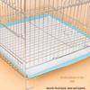Disposable Absorbent Birdcage Mat - Round Bird Tray Liner for Droppings