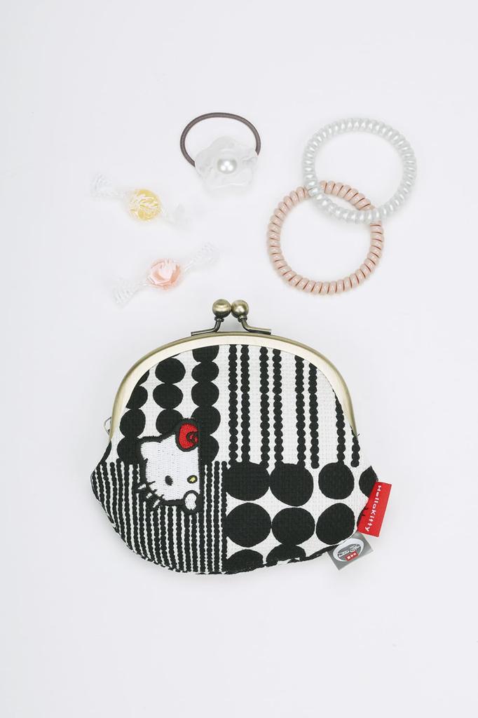 Skater Clasp Coin Small Item Made in Sanrio Hello Kitty x Kougetsu (Slightly Larger) Wallet, Purse, Case, Japan, KOUGA4-A