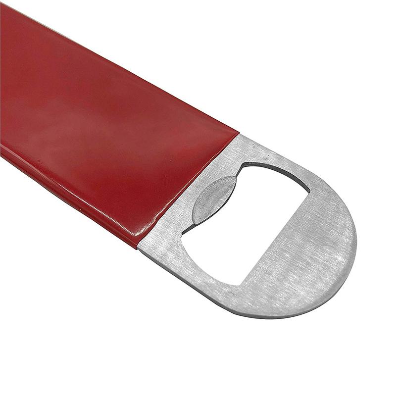 Bartender Bottle Opener Beer Bottle Openers Rubber Coated Stainless Steel