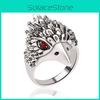 Stylish And Versatile Cool Punk Animal Ring Eagle Biker Ring Fashion Jewelry