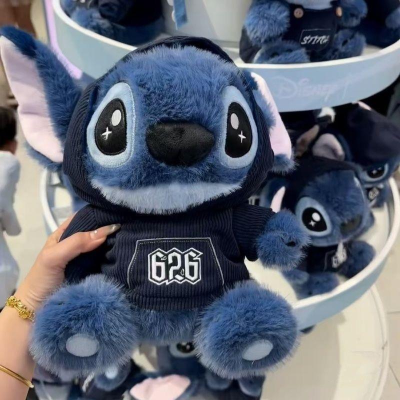 Overalls Stitch Doll Plush Toy Cute Sweater Stitch Doll Sleeping Pillow Birthday Gift Female