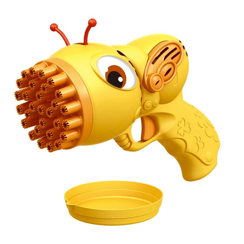 1PC Bubble Machine Rocket 29 Hole Automatic Soap Bubble Machine Outdoor Toy for Boys Birthday Gifts