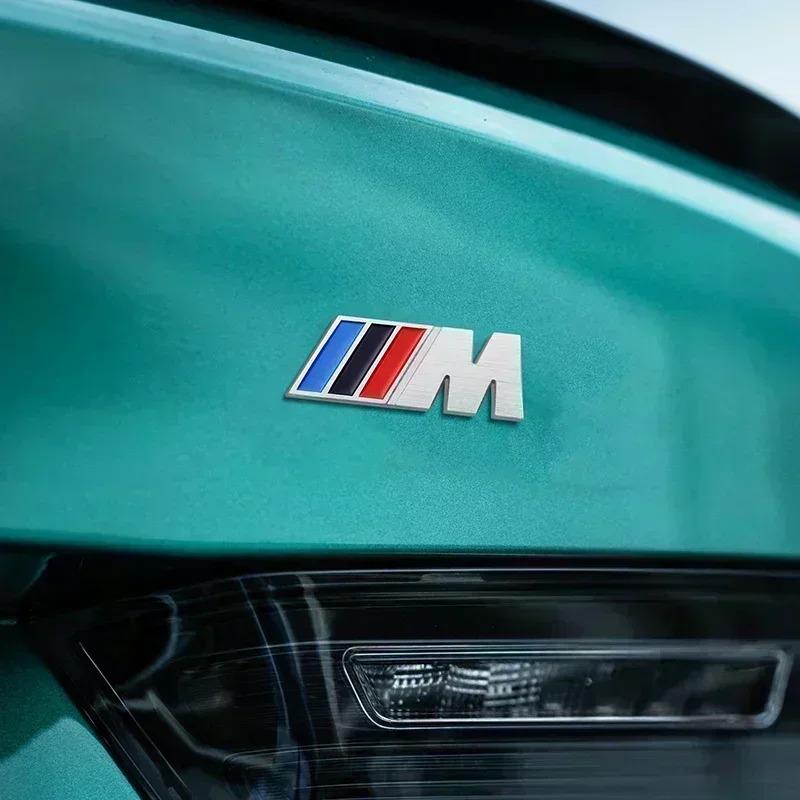 ABV1 83mm 3D Aluminum Car Badge Sticker Automotive Goods For BMW M F10 F11 E63 E64 E68 F03 F04 F15 E71 E72 E70 E83 E84 E52 E89