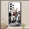 Anime N-Nanas Phone Case For Samsung S 25,24,23,22,30,21,10,9,Ultra,Plus,Lite,FE,4,5 G Soft Black Case
