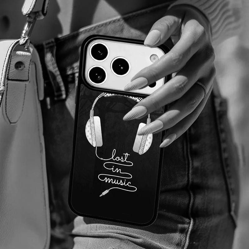 

Music On World Off Phone Case For iPhone 17 Air 14 15 13 12 Max Cover For Apple 16e 11 Pro Max Plus Coque iPhone 17pro