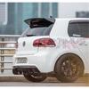 Rear Roof Spoiler Lip Wings Spoiler for Volkswagen VW Golf 6 MK6 VI GTI R20 2010-2013 ABS Plastic Rear Wing Lip Spoiler