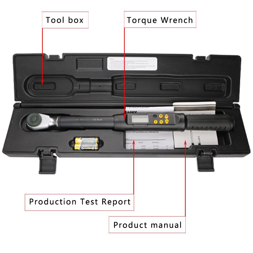 3/8" 1/2" Digital Torque Wrench Professional Adjustable High Accuracy Bike Car Bicycle Repair Torque Tool Key