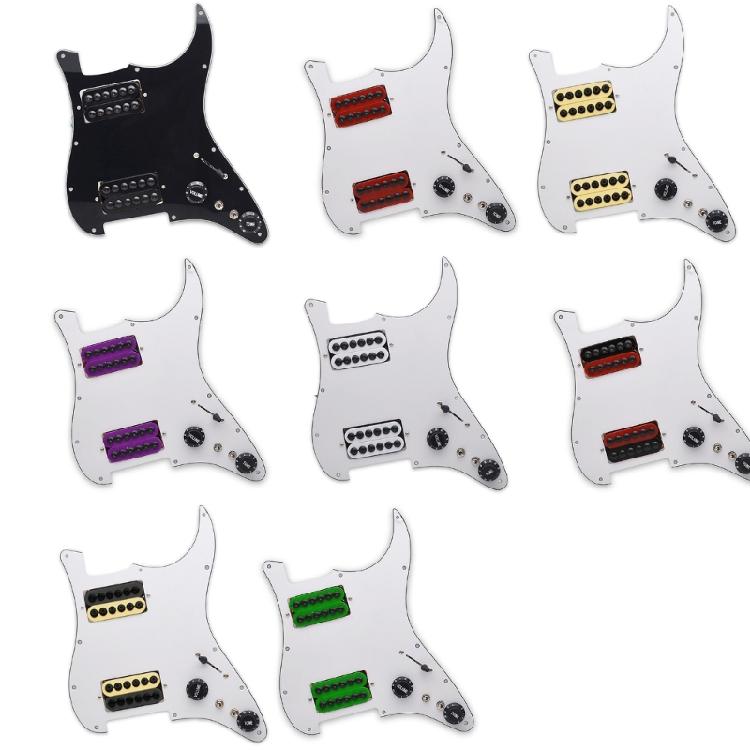 Electric Guitar Shielding Set Electric Guitar Pickguard Set Scratch Plate Instrument Accessories PVC Texture for Guitar