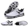 New Men's Golf Shoes Autumn/Winter Low Top Casual Sneakers Thick Base Spike Outdoor Sports Shoes Trendy Footwear