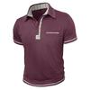 Maglietta Polo Casual da Uomo Taglie Forti con Colletto Reversibile, Maniche Corte, Tasca, Bottoni