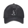 Unisex Baseball Cap- Stylish Printed Fishing Design, Perfect for Outdoor Sports And Casual Wear, Breathable, Comfortable, And Ad