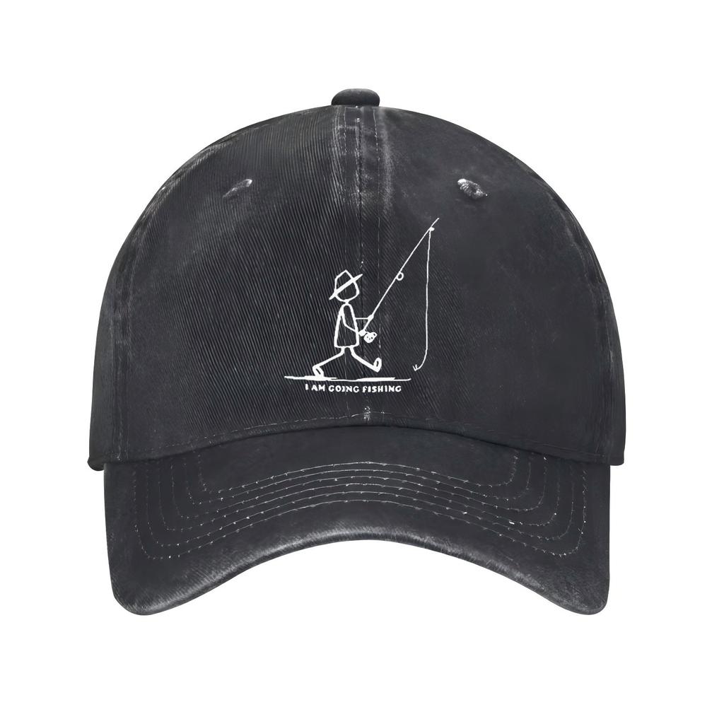 Unisex Baseballkappe - Stilvolles bedrucktes Angelmotiv, Perfekt für Outdoor-Sport und Freizeitkleidung, Atmungsaktiv, Bequem und Ad