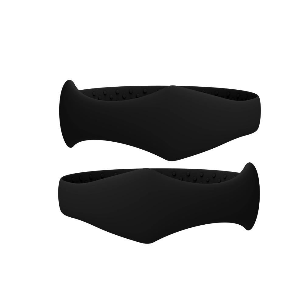 

1 Pair Silicone Tendon Protector Elastic Knee Brace Patella Band Stability Support Women Men чорний