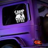 1pc Camp More Worry Less Camping Funny Car Sticker For Laptop Bottle Truck Motorcycle Van SUV Fishing Boat Skateboard Decals