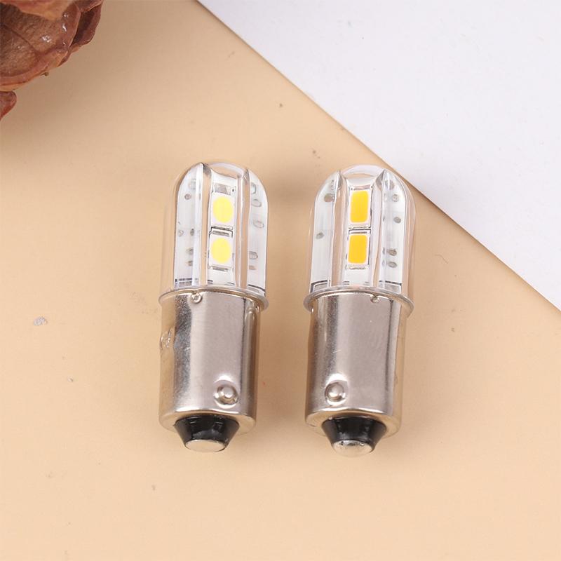 Ba9S LED-Birne 6V Upgrade-Birnen 4-LED-Lampe Ersatz für Taschenlampe Scheinwerfer Motor Fahrradbeleuchtung Instrument LED-Birne