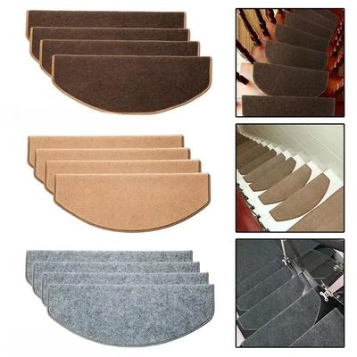 1 Stück Teppich Stufe Teppichmatte Selbstklebende Treppenmatte Rutschfeste Stufenmatte Sicherheits-Leise Bodenmatte Innenmatte Rutschfester Teppich