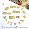 Durable Gold Vietnamese Sand Pixiu Wealth & Peace Ring Lock Bag Pendant
