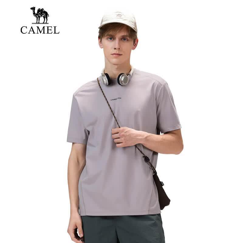 CAMEL Men s Quick-Dry Crew Neck Hiking T-Shirt L