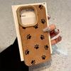 Simple Dog Paw Print Pattern Phone Case Suitable for iPhone 17 16 15 14 13 12 11 Pro/Max/Plus Anti Drop and Shockproof