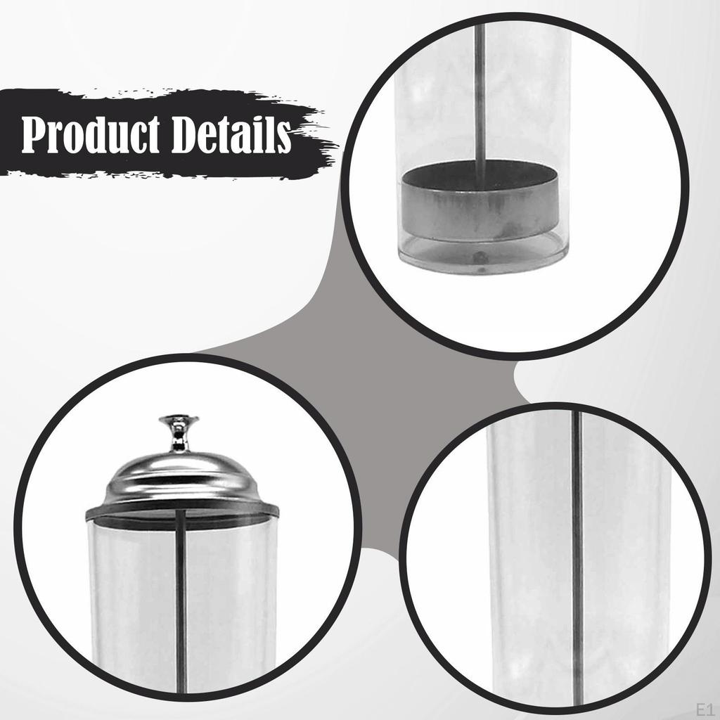 Straw Holder Dispenser with Lid Organizer Drinking Container for Club Hotel