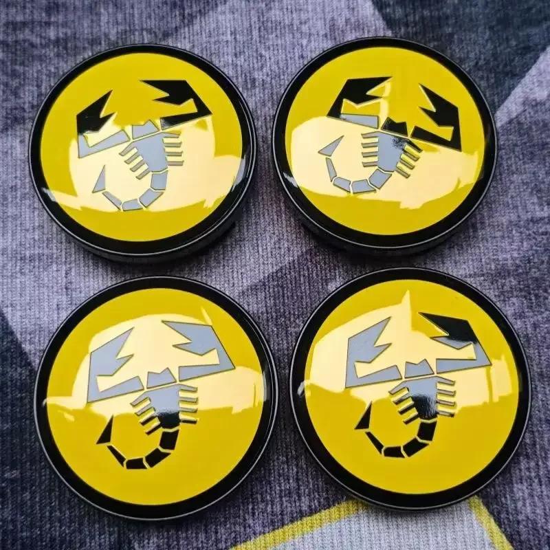4pcs 60mm For Fiat 500 Wheel Center Hub Caps Rims Dust-proof Cover Hubcaps Emblem For Punto Stilo Bravo Ducato Freemont 124 600