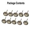 Wheel Brushes Polish Rust Set # Tools 10pcs Wire Rotary Accessories 22mm 10x