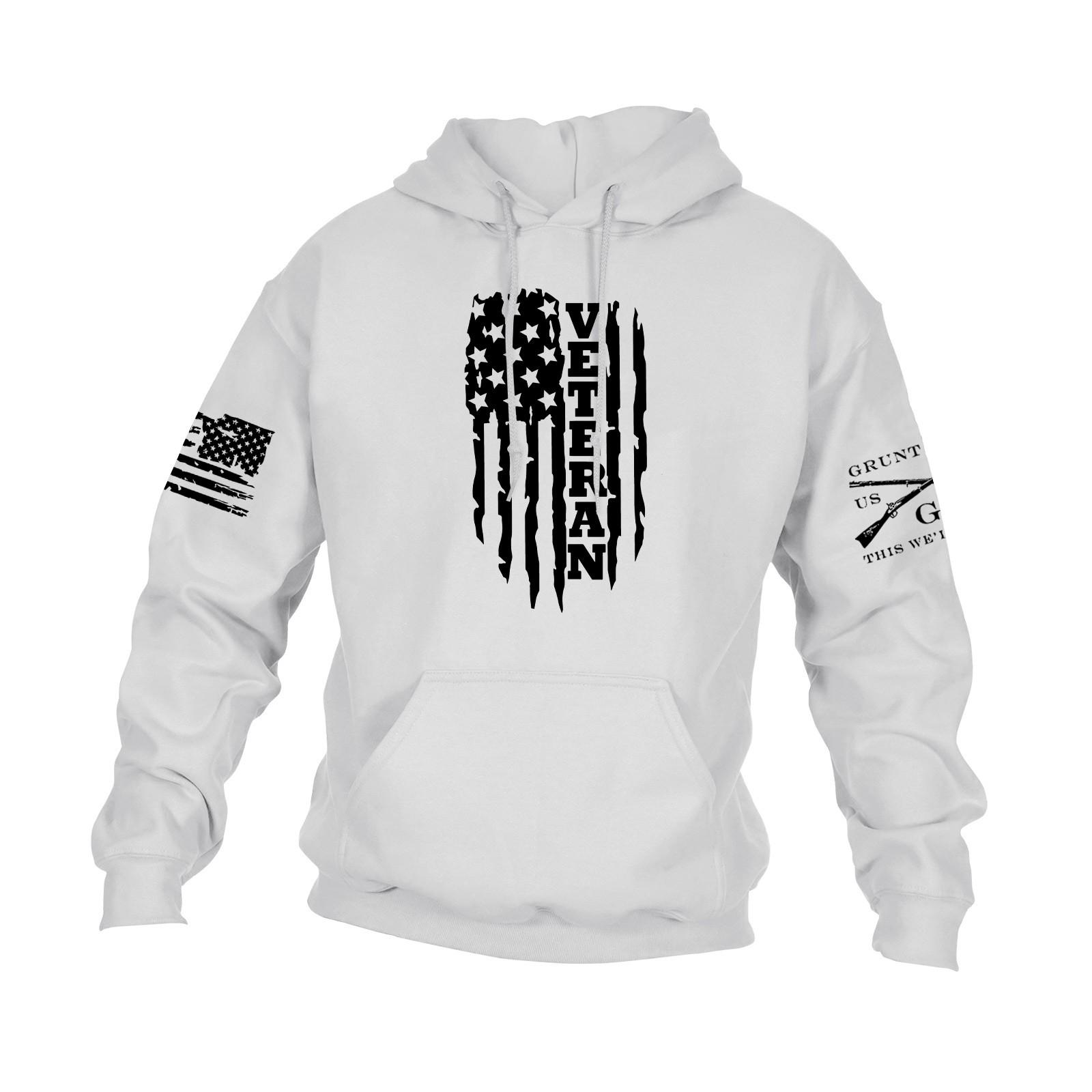 

Мужская повседневная свободная толстовка с капюшоном и длинным рукавом с принтом и карманами XL белый