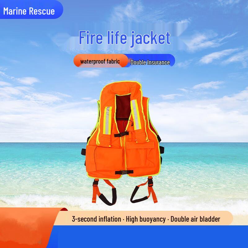 OLOMM Adult Automatic Inflatable Life Vest Standard