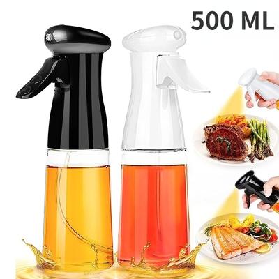 500ML Oil Spray Bottle  Kitchen Household Air Fryer Oil Spray Bottle Edible Oil Spray Bottle Spray Bottle Atomizing Atomized Oil Tank