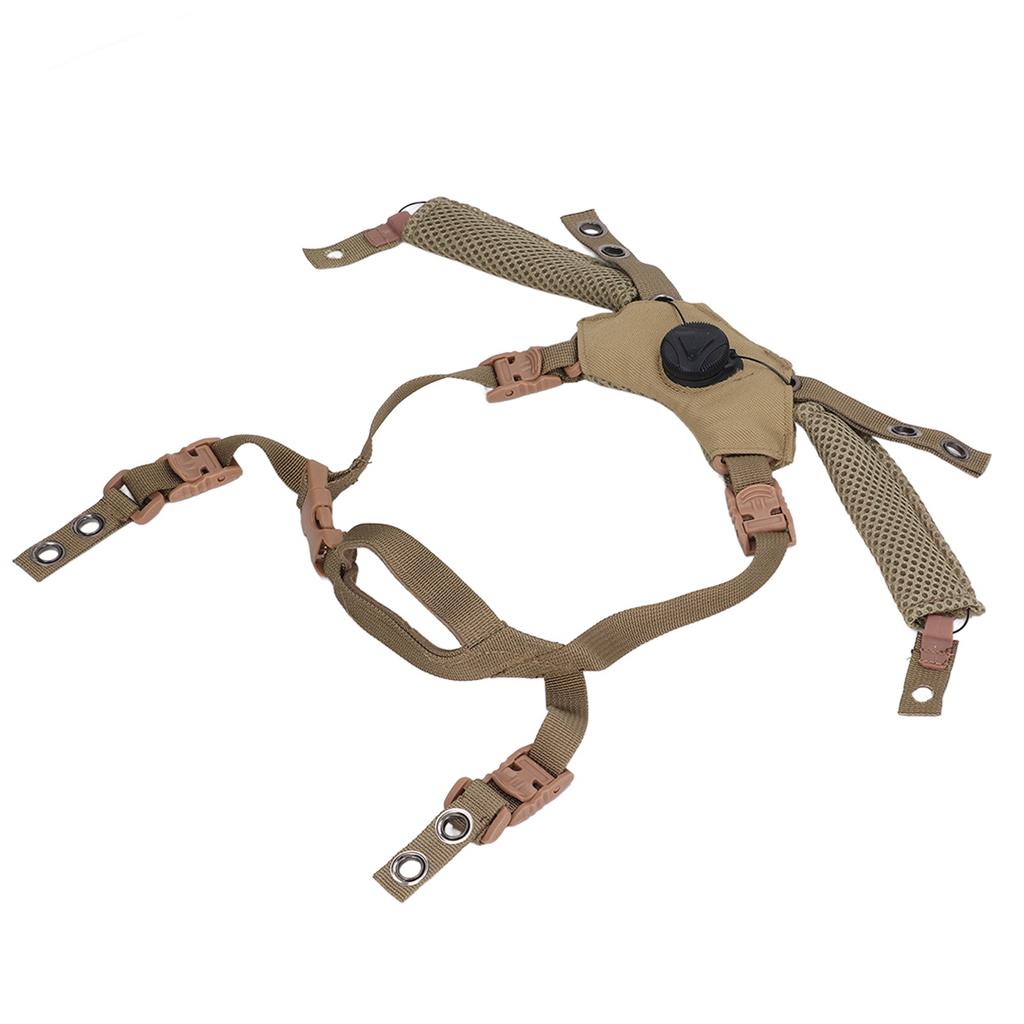 Sistema di sospensione a rotella regolabile Sottogola Accessori per casco per Fast per MICH per Wendy Casco Colore fango