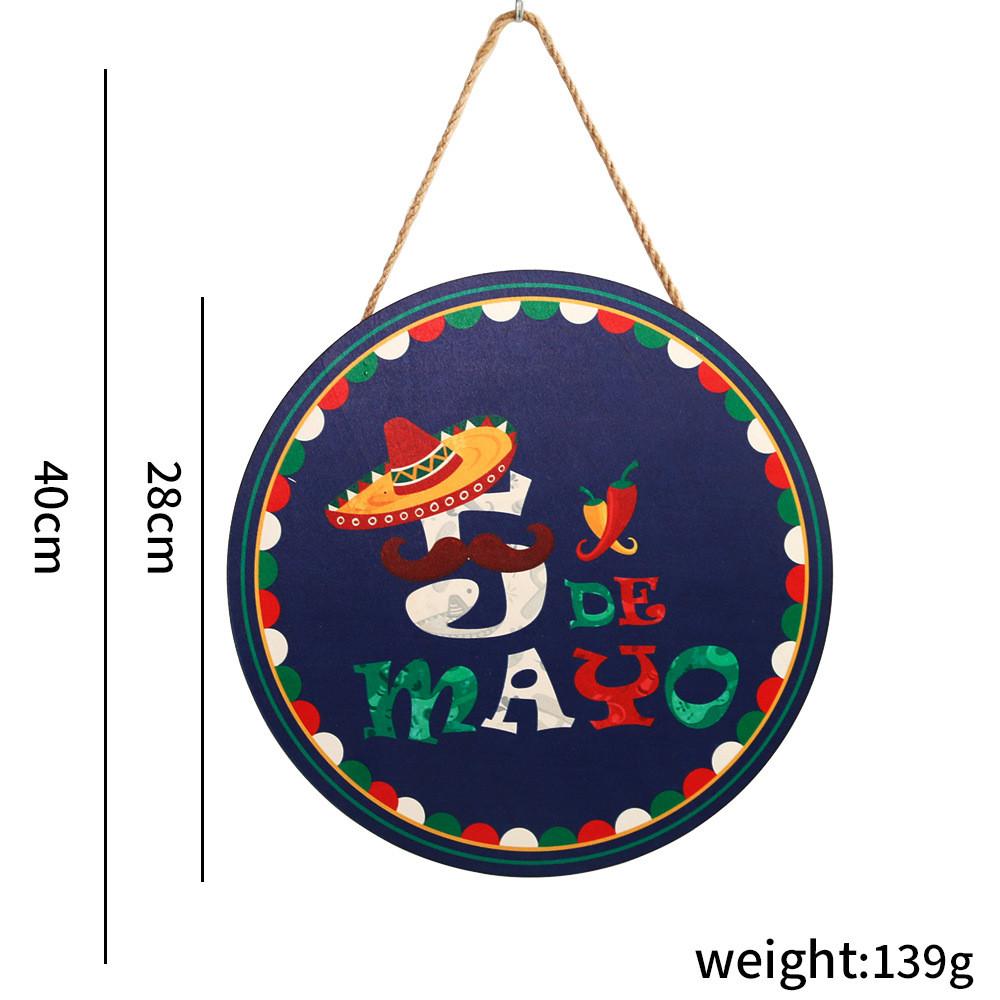 Vibrant Cinco De Mayo Wooden Sign For Festive Indoor Decoration And Party Decor