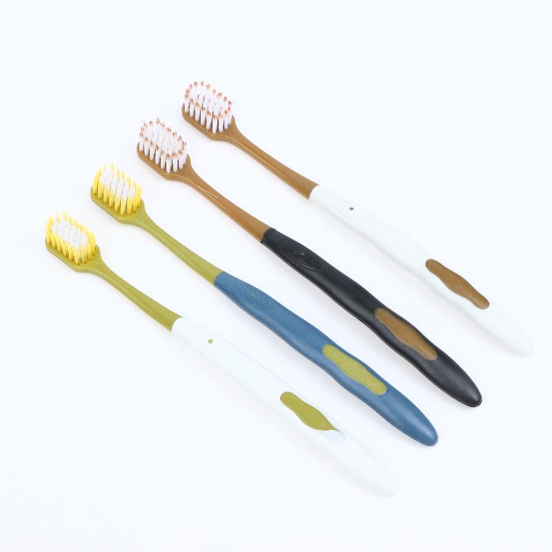 6Pcs Men'S And Women'S Manual Wide Head Soft Hair Toothbrush For Gentle Oral Cleaning For Adults Couples