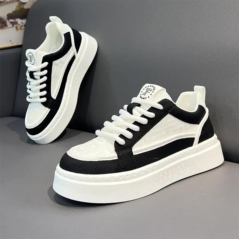 Summer breathable casual board shoes raw new niche mesh flat shoes