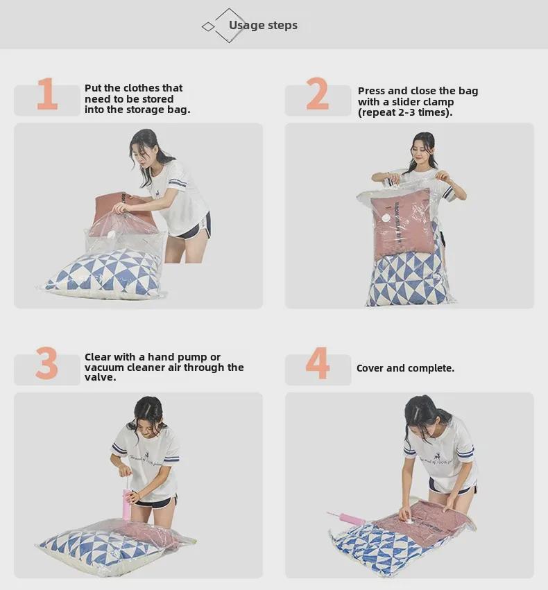 Extra Large Vacuum Compression Bag for Latex Mattress - Moving & Storage Solution for Students