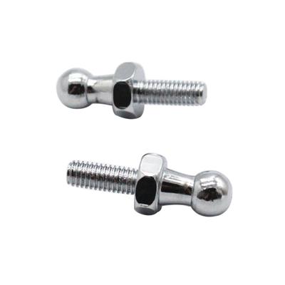 2pcs Ball Stud Bolt for Gas Strut 10mm Ball Dia M6 Thread Ball Ended Bonnet Bolt Fasteners 2pcs Ball Stud Bolt for Gas Strut 10mm Ball Dia M6 Thread Ball Ended Bonnet Bolt Fasteners