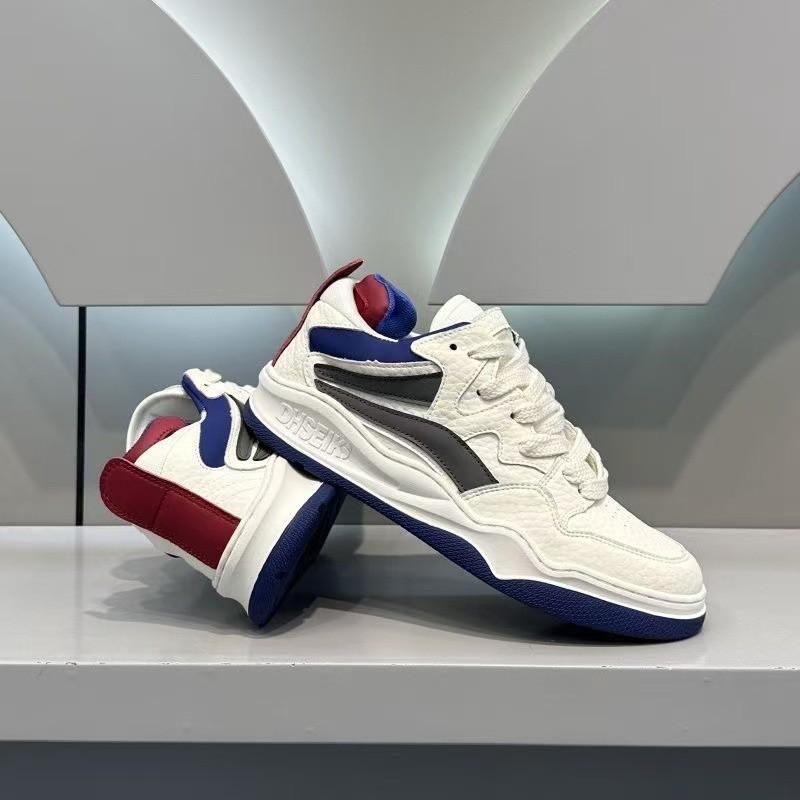 Kids Shoes Mens White Chunky Sole Casual Sneakers Low Top Breathable Sport Shoes Youth