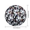 GUNDAM MOBILE SUIT Indoor Soccer Ball Size 5 Colorful All Ages Machine Stitched PVC Competition Ready Durable High-Bounce
