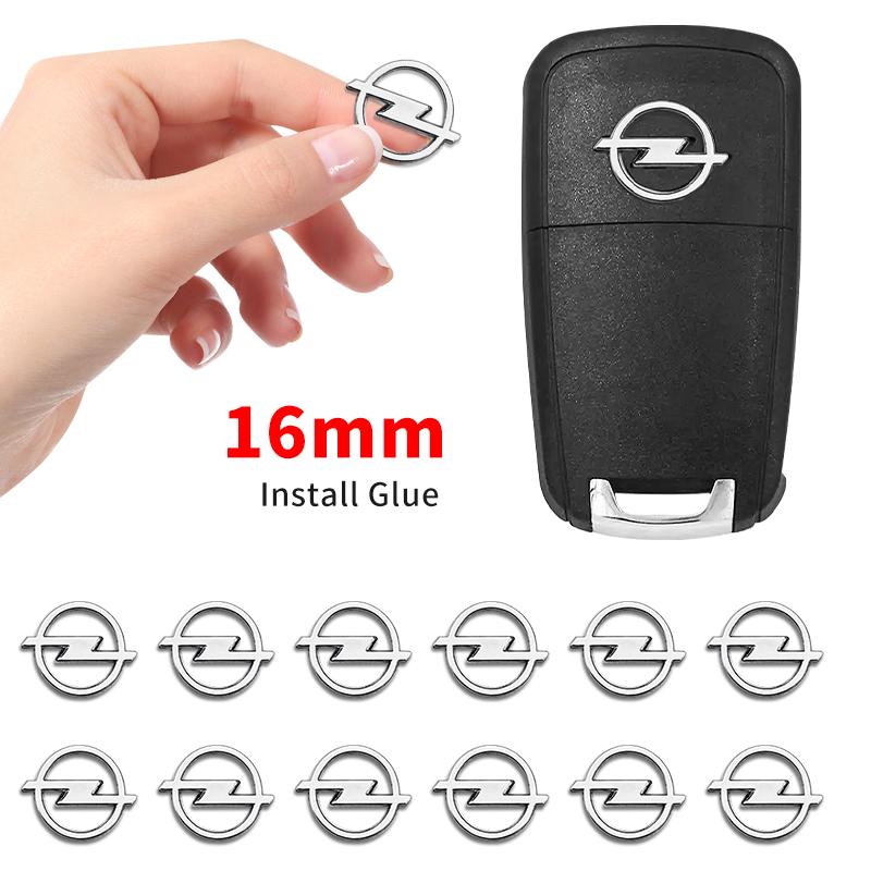 16mm ABS Car Remote Key Stickers Decoration Emblem Decal For Opel Insignia Astra J F Antara Meriva Zafira H G Corsa Accessories Rj7