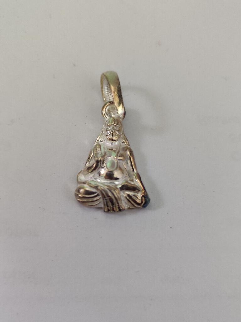 @ Indian Traditional Raghavendra Swamy Silver Pendant Locket For Unisex Zr444-60%Off