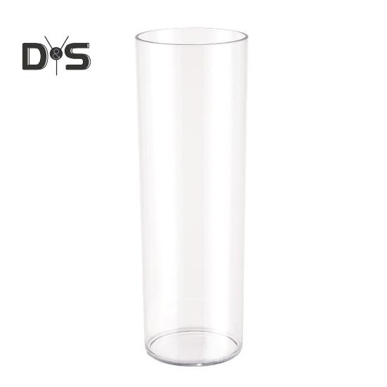 Clear Cylinder Flower Vase Wedding Party Dining Table Centerpiece Hydroponic Flower Holder Transparent Plants Container Decoration