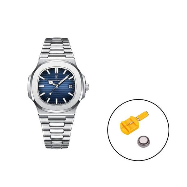 UNIYTE Men's Watch Quartz Men's Metal Wristwatch Men's Luxury Watch Wrist JK02