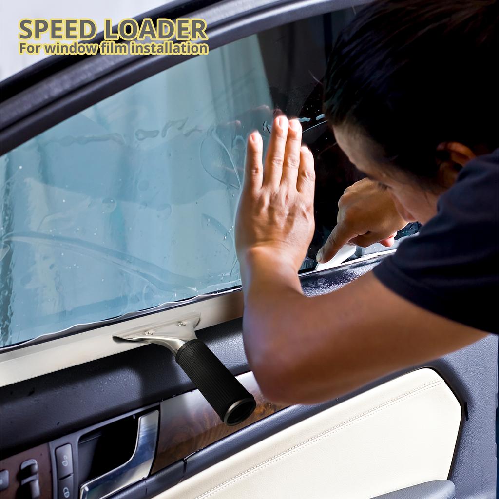 EHDIS 6.5/13Inch Window Film Squeegee Tool Speed Loader Carbon Fiber Vinyl Wrap Aid Accessory Car Cleaning Tucking Tint